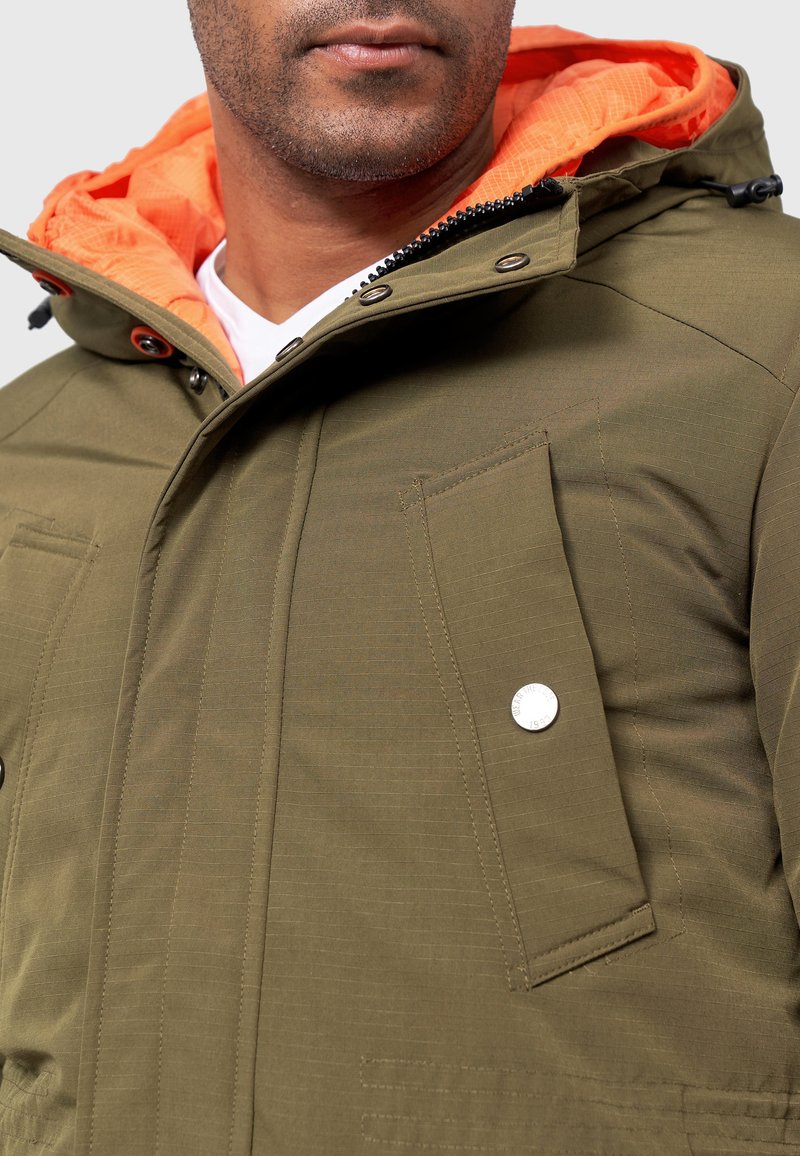 Herren Trenchcoats | INDICODE JEANS WATERS Parka army/dunkelgrün - ZH21700 Herren Trenchcoats | INDICODE JEANS WATERS Parka army/dunkelgrün - ZH21700