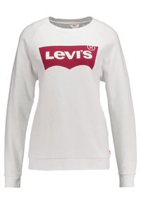 Levi's® RELAXED GRAPHIC CREW - Sudadera - better batwing white