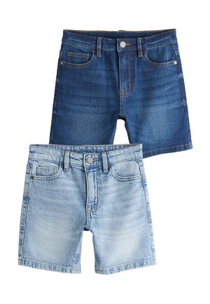 REGULAR FIT - Jeans Shorts - dark blue
