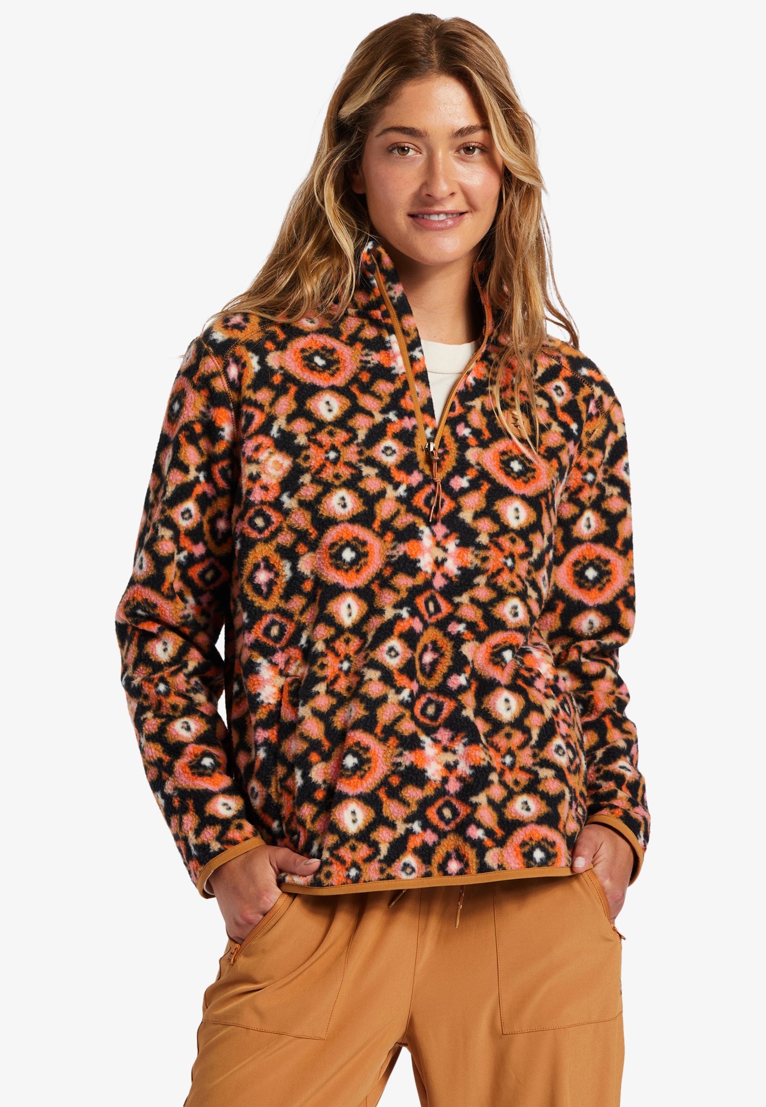 Billabong BOUNDARY MOCK Fleecepullover ppy/lila