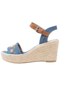 TOM TAILOR DENIM Sandalias con plataforma - blue denim