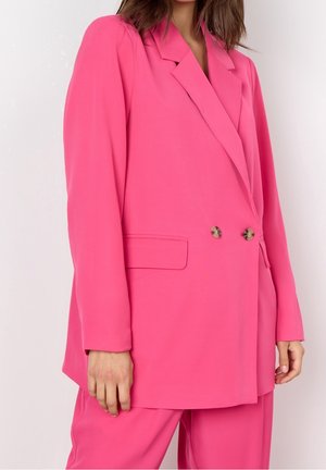 Halflange jas - pink