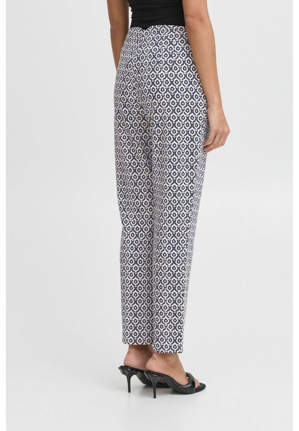 IHKATE - Trousers - total eclipse ikat tile aop4