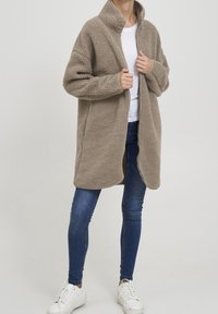 Oxmo Pitkä takki - mottled beige