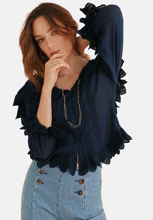 Blouse - dark blue