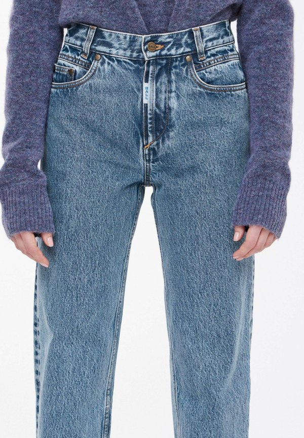 BAPAOLO - Jeans Tapered Fit - marble wash2