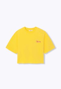 Promod T-shirt imprimé ocre/jaune