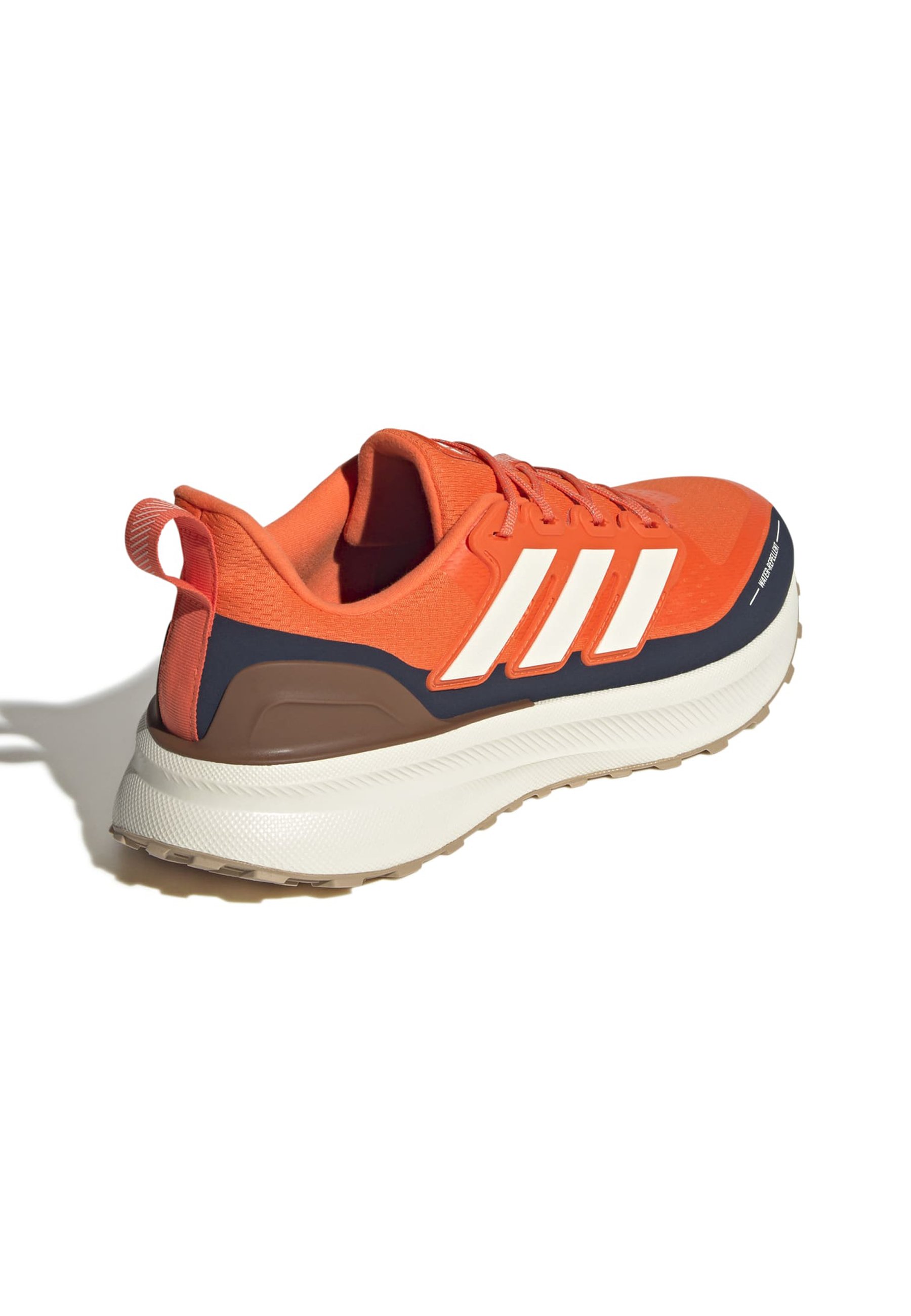 adidas sports shoes size 8 white navy alum graphite orange