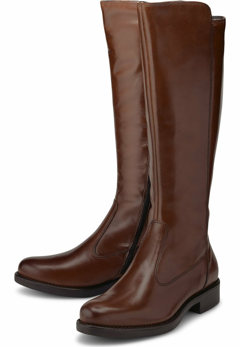 Damen Klassische Stiefel | Drievholt Overknees dunkelbraun - IU07485 Damen Klassische Stiefel | Drievholt Overknees dunkelbraun - IU07485