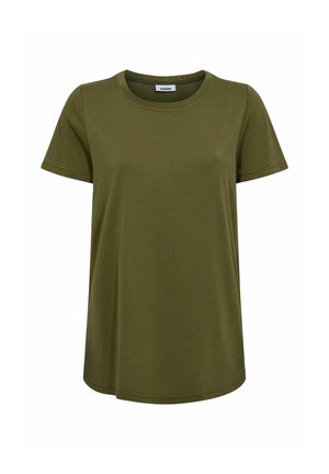 RYNAH - Basic T-shirt - avocado
