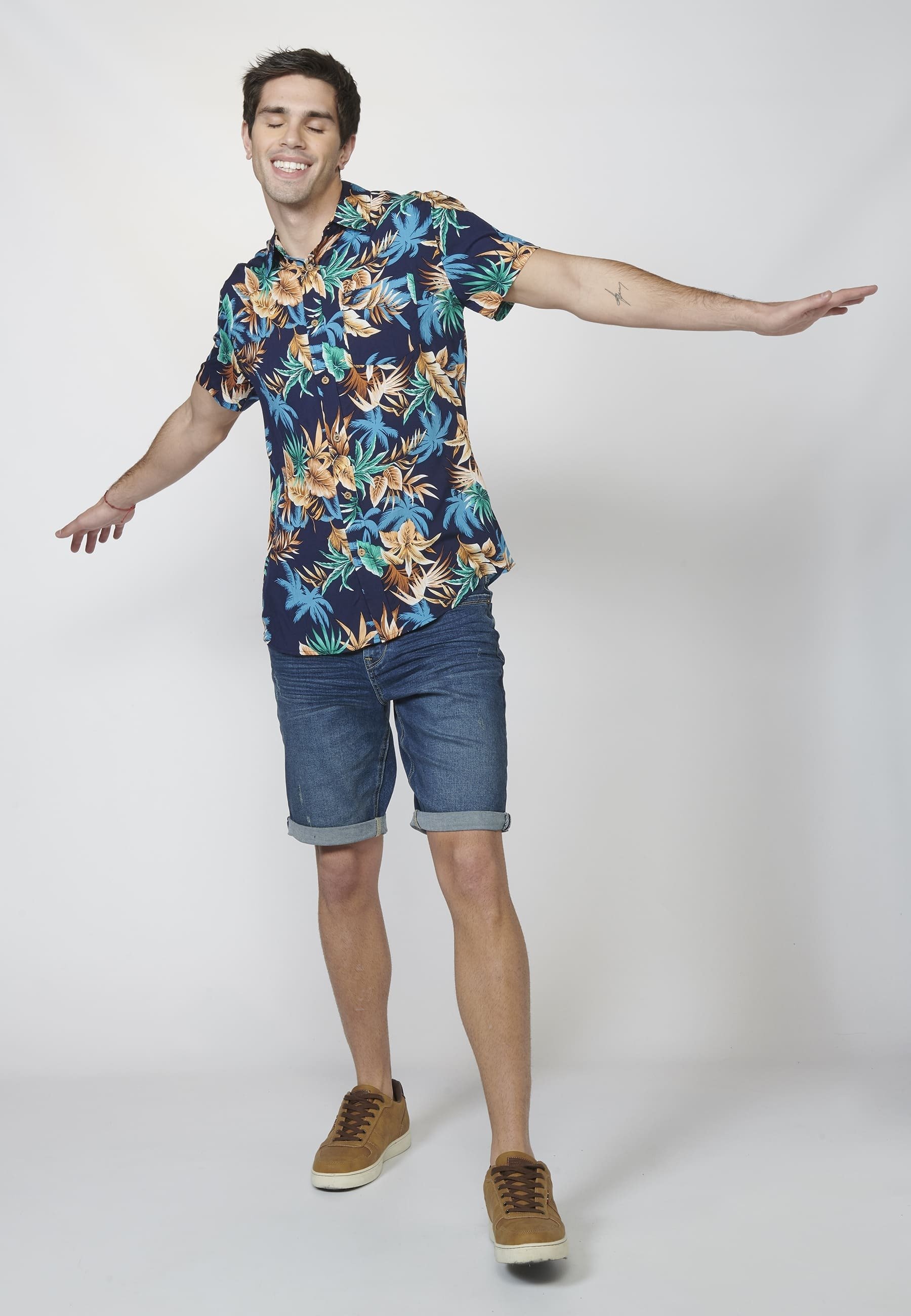 Koroshi MANGA CORTA - Camisa - navy/azul marino - Zalando.es