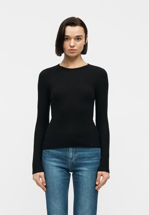 POINTELLE CREW - Hosszú ujjú felső - black