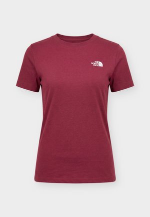 The North Face, EVOLUTION SIMPLE DOME SLIM SHORT SLEEVE TEE - Basic T-shirt - burgundy crush