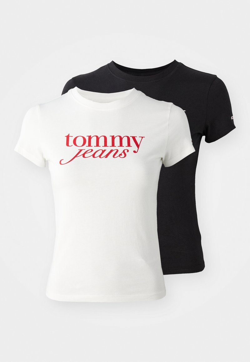 Tommy Jeans T-shirt print zwart Tommy Jeans T-shirt print zwart