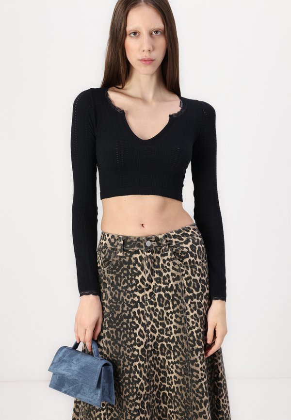 VICHIA LEOPARD SKIRT - A-line skirt - birch2
