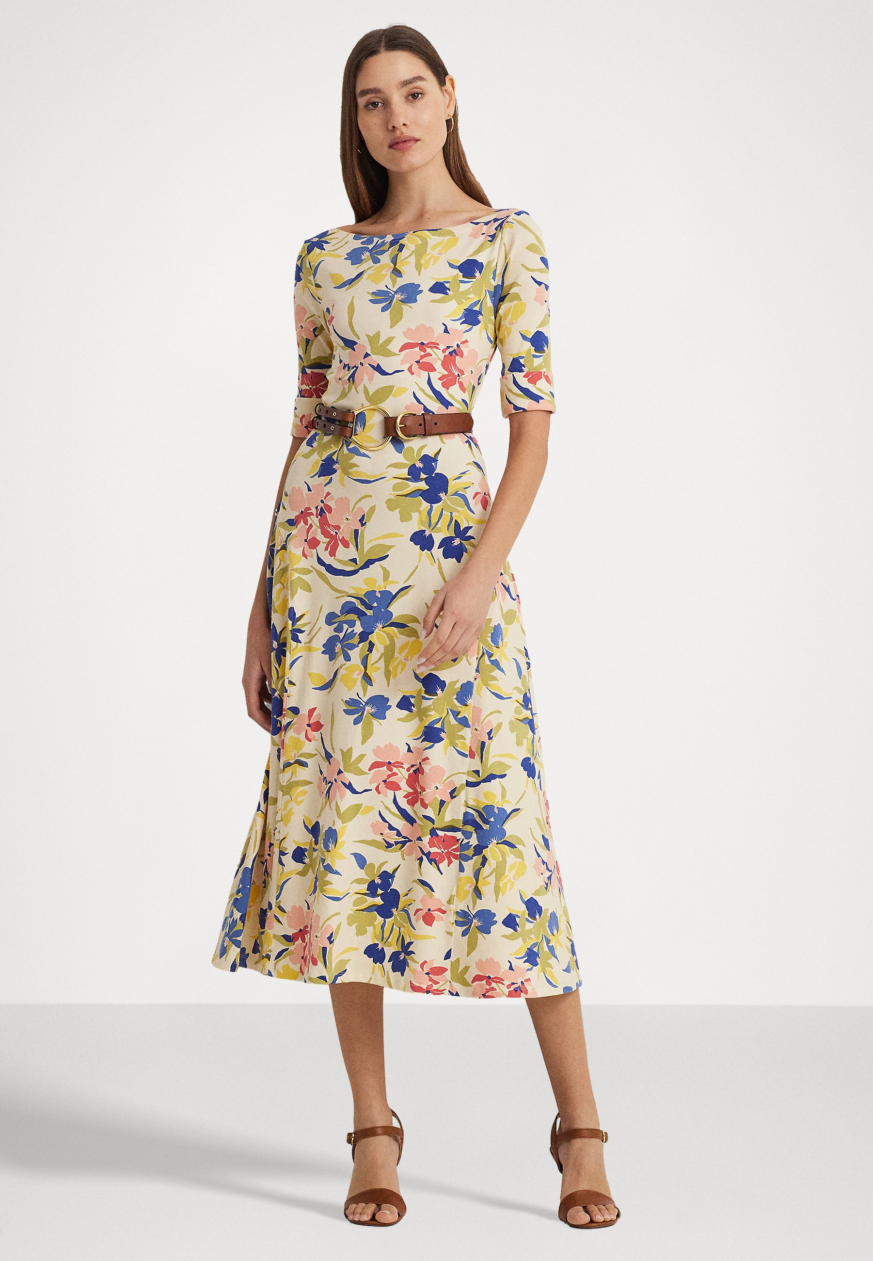 Lauren Ralph Lauren MUNZIE ELBOW SLEEVE DAY DRESS - Cocktail
