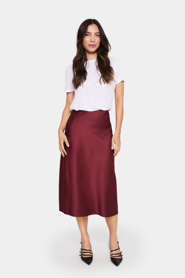 HAFIASZ - A-Linien-Rock - burgundy