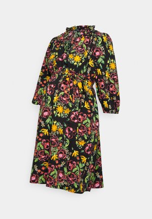 Vero Moda Maternity OLIVIA  3/4 ABK  - Denné šaty - black/serenity