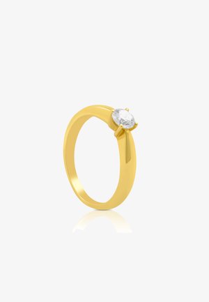 MUAU Schmuck SOLITAIRE RING DIAMANT 0.40CT. - Ring - gelbgoldfarben
