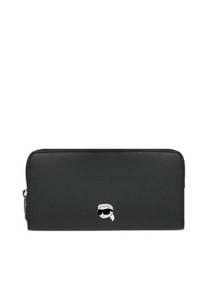 KARL LAGERFELD, IKON PEBBLE CONTINENTAL WALLET - Πορτοφόλι - black