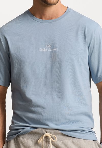 Polo Ralph Lauren Big & Tall EMBROIDERED LOGO JERSEY T-SHIRT - Apdrukāts T-krekls - vessel blue