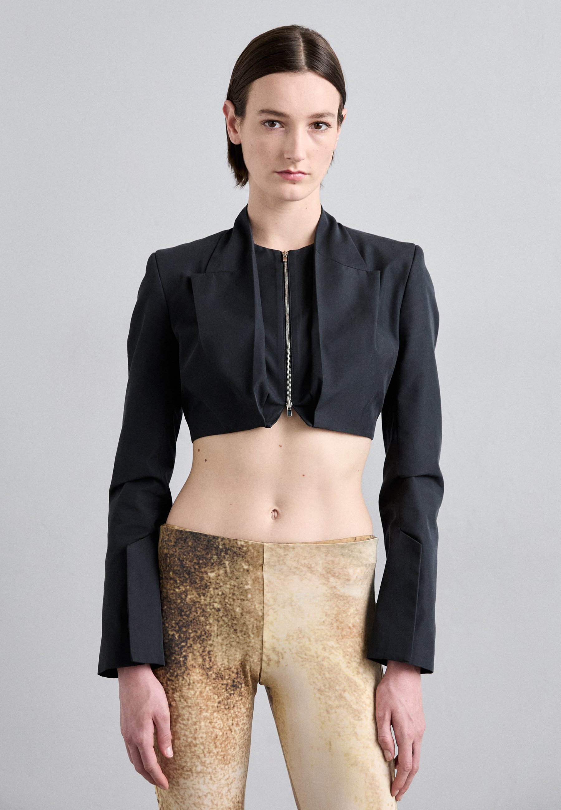 Materiel NO BACK SCULPT MINI - Summer jacket - black - Zalando