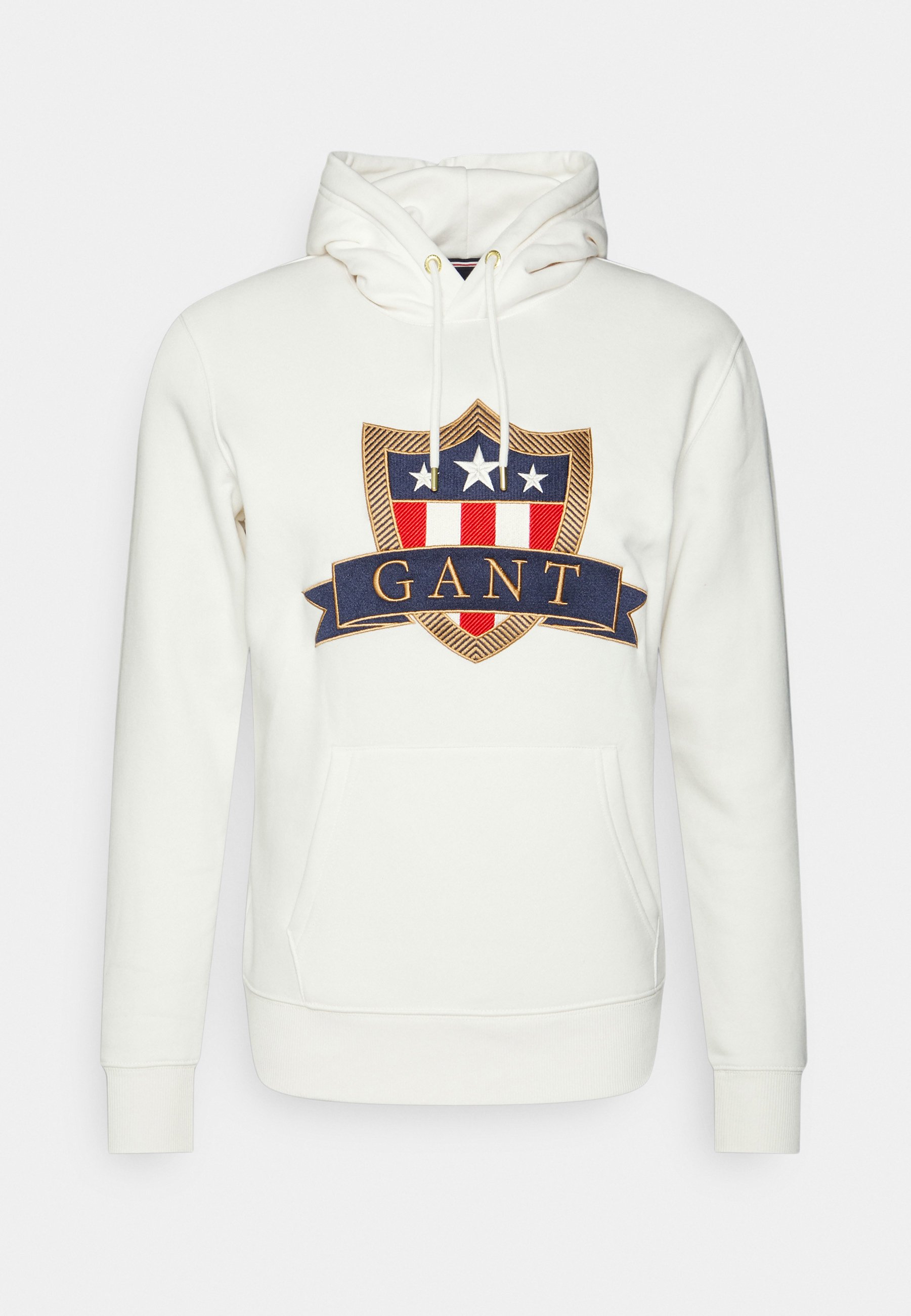 Hombre Sudadera con capucha Shield Evening Blue | Sudaderas GANT \u003e Mariauxi