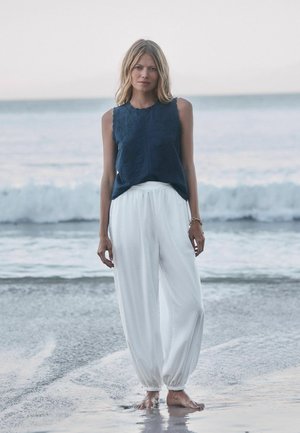 Next, Stoffhose - white
