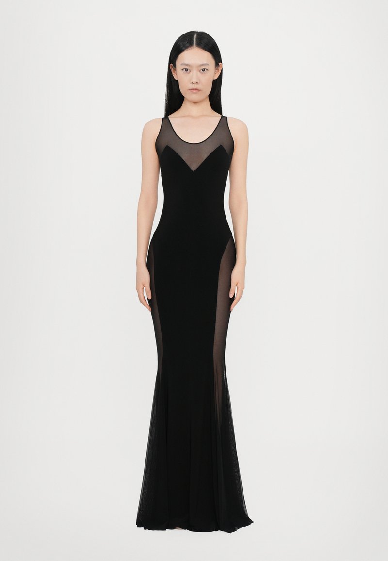 Norma Kamali - LOW BACK RACER FISHTAIL GOWN - Abiti per occasioni speciali - black, Ingrandire