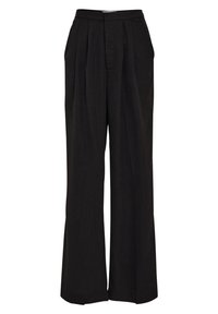 Desires ARVIN MID WAIST WIDE LONG - Hlače - black