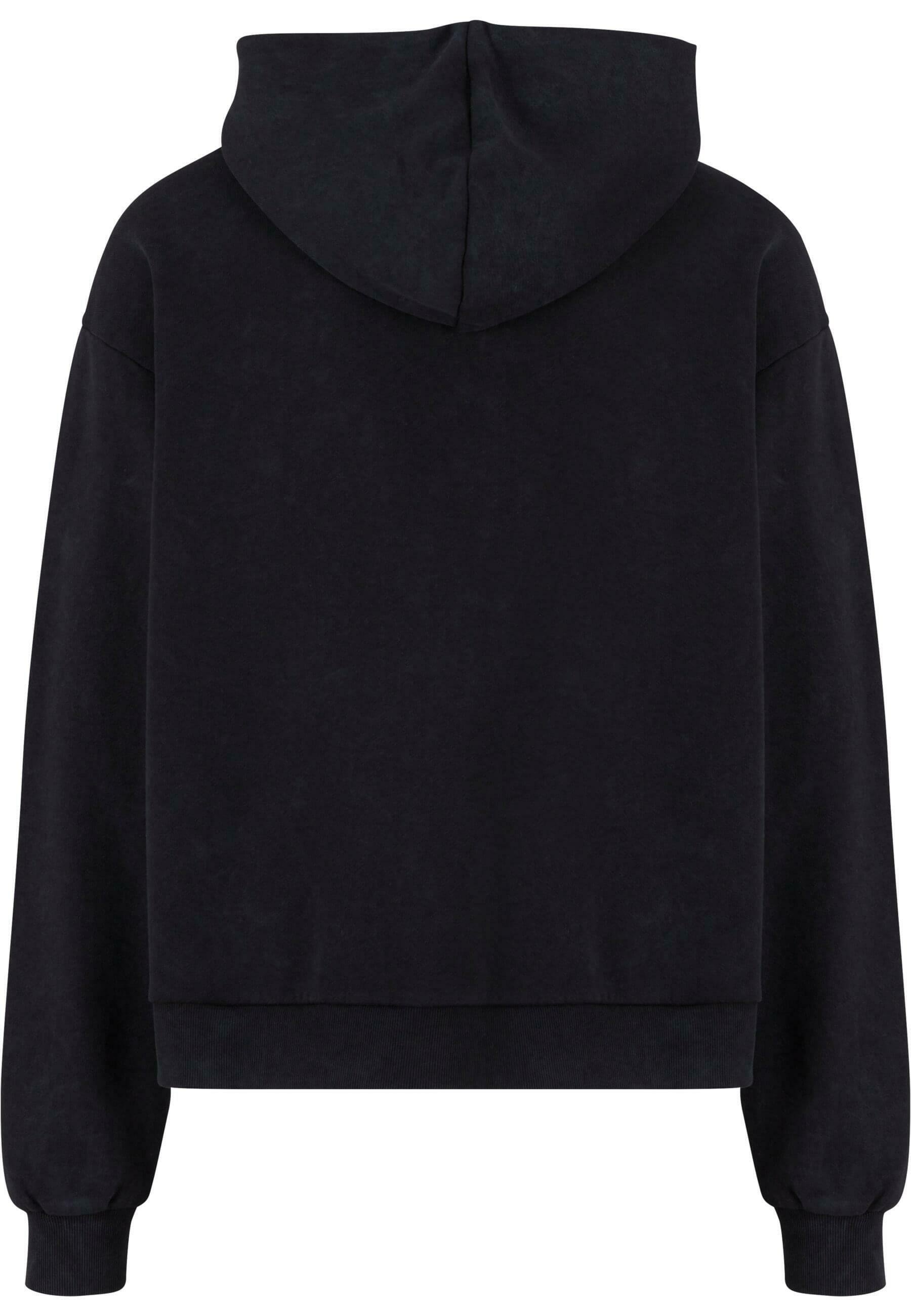 Karl Kani COLLEGE HEAVY CROP - Zip-up sweatshirt - black