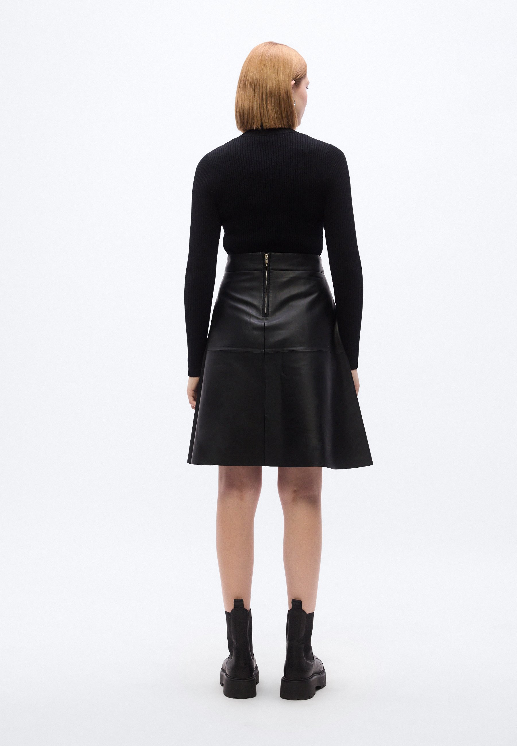 スカート European skirt 90s archive MINI ARCHIVE-Brown mid-rise shorts with overlapping fixed mini