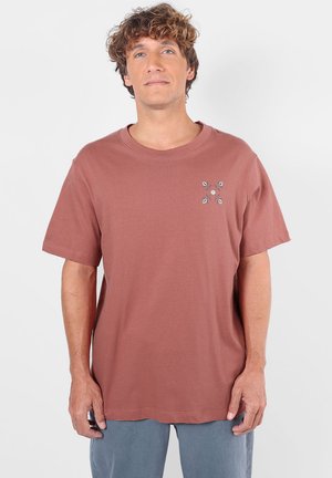 Oxbow, TEREGOR - T-shirt imprimé - washed rose