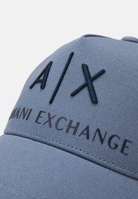 Armani Exchange BASEBALL UNISEX - Šiltovka - flint stone/navy