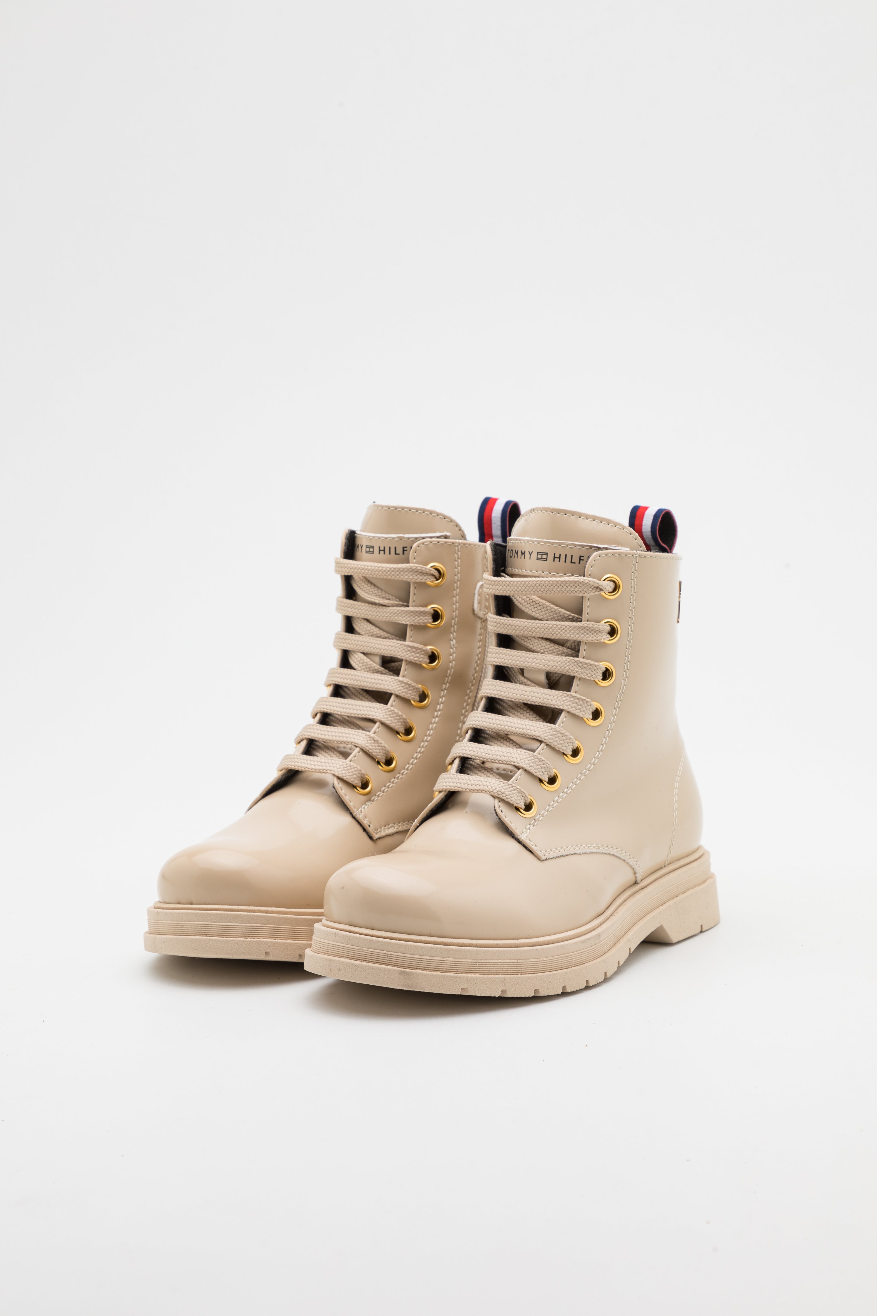 Tommy Hilfiger Veterboots - beige - Zalando.nl