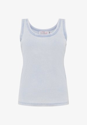 Zwillingsherz, TANK TOP BW STONE WASHED RIPPE - Top - hellblau