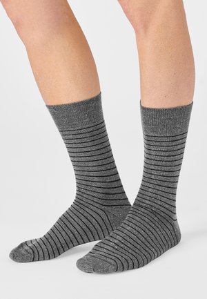 Damart, THERMOLACTYL 2 PACK - Calze - black stripes