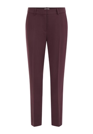 WE Fashion, WE FASHION DAMES SLIM FIT PANTALON - Chino - aubergine
