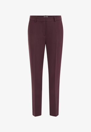 WE Fashion, WE FASHION DAMES SLIM FIT PANTALON - Chino-püksid - aubergine