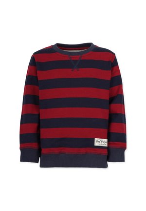 BAND OF RASCALS SWEAT STRIPED - Sweatshirt - navy/red