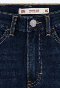 Levi's® 720 HIGH RISE - Vaqueros pitillo - dark blue denim
