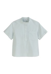 AUS GESTREIFTEM OXFORD - Bluse - light blue