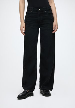 Marc O'Polo DENIM, TOMMA - Jean droit - black multi-coloured