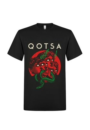 QUEENS OF THE STONEAGE ROMAN STATUE - Print T-shirt - black