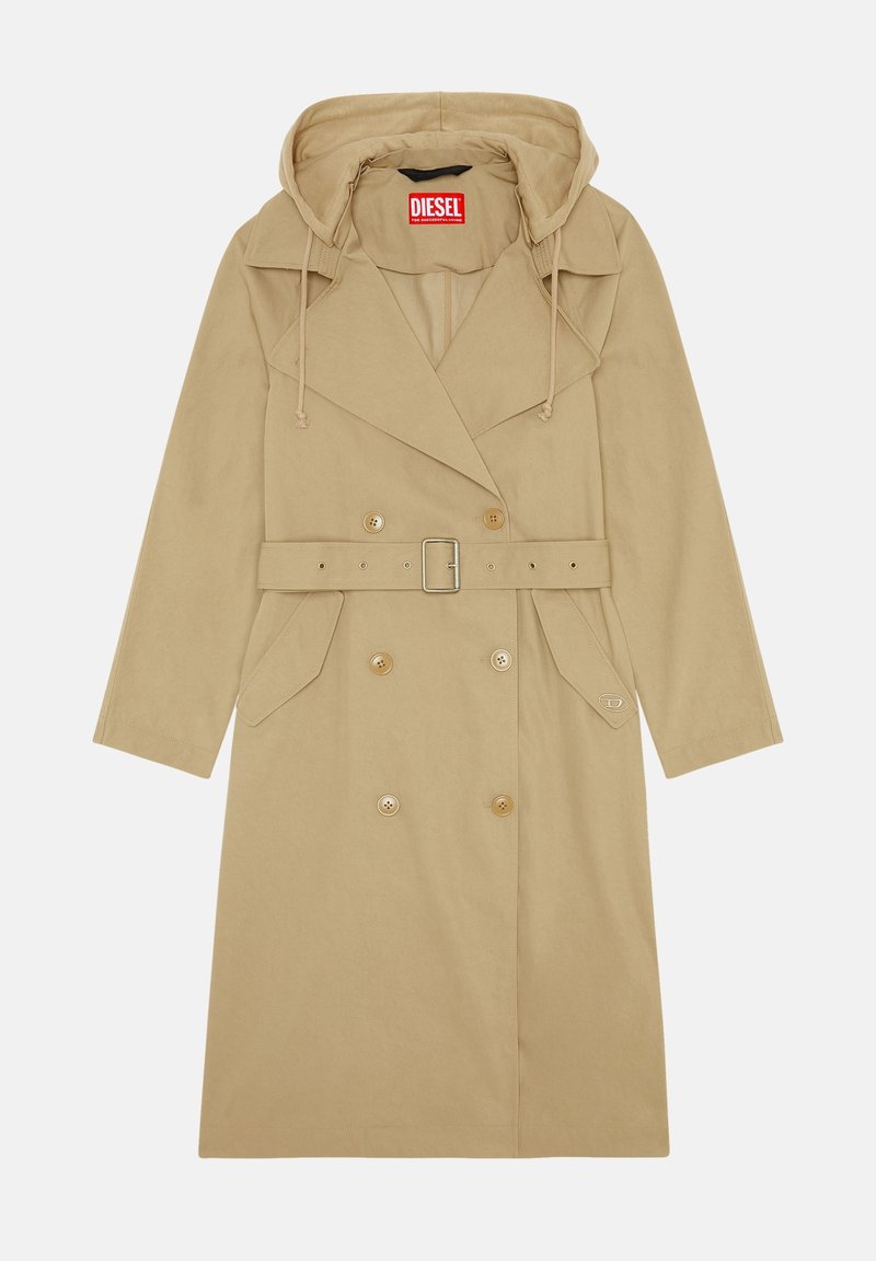 Diesel Trenchcoat lichtbruin