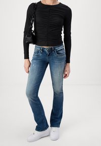 LTB Džíny Bootcut - dark-blue denim
