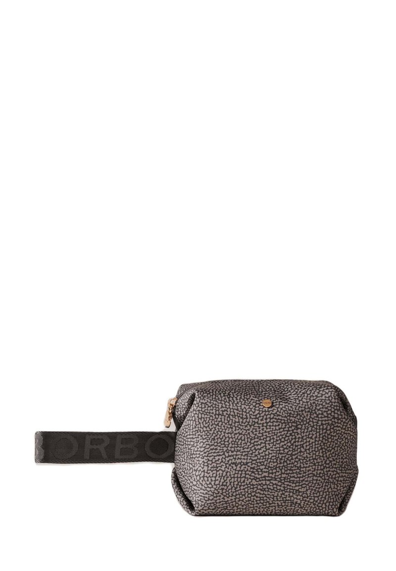 Borbonese COSMETICI SMALL - Wash bag - clay grey