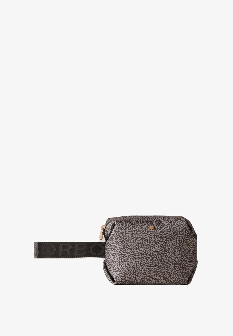 Borbonese COSMETICI SMALL - Wash bag - clay grey