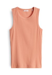 SLIM FIT RIB - Top - pale orange
