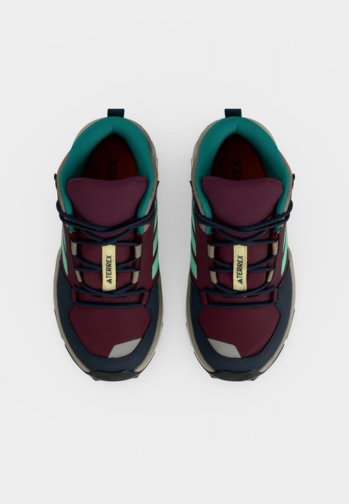 adidas AX4R MID UNISEX - Hiking shoes - maroon/pulse mint/chalky brown — foto 5